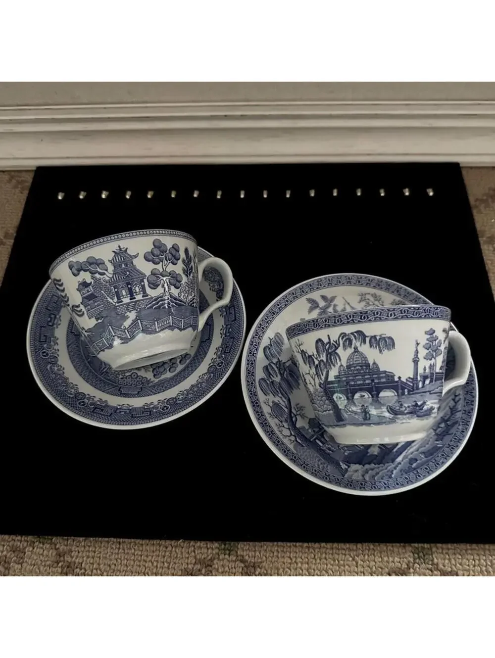 Vintage Spode Blue Room Collection - Georgian collection - set of 2